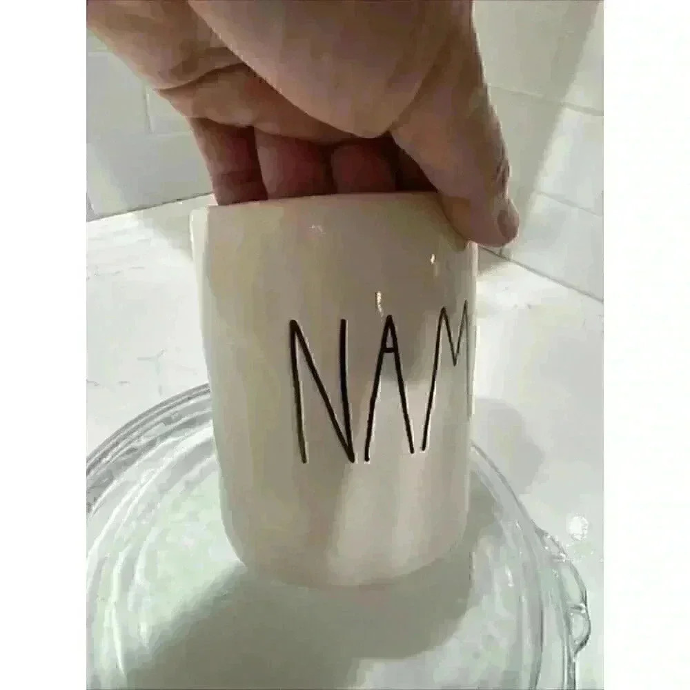 Rae Dunn Artisan Collection By Magenta Mug "NAMASTE" Coffee Tea Hot Coco Mug Cup - Picture 3 of 10